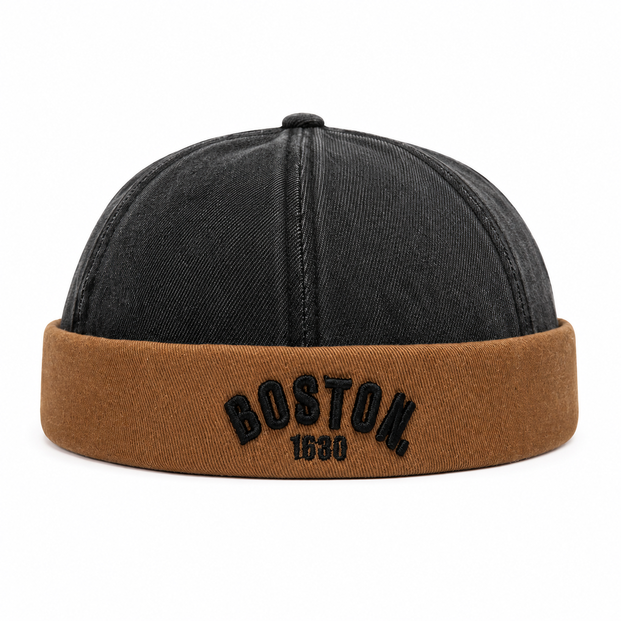 Bonnet Docker Vintage en Jean pour Bébé | Coton Respirant et Ajustable