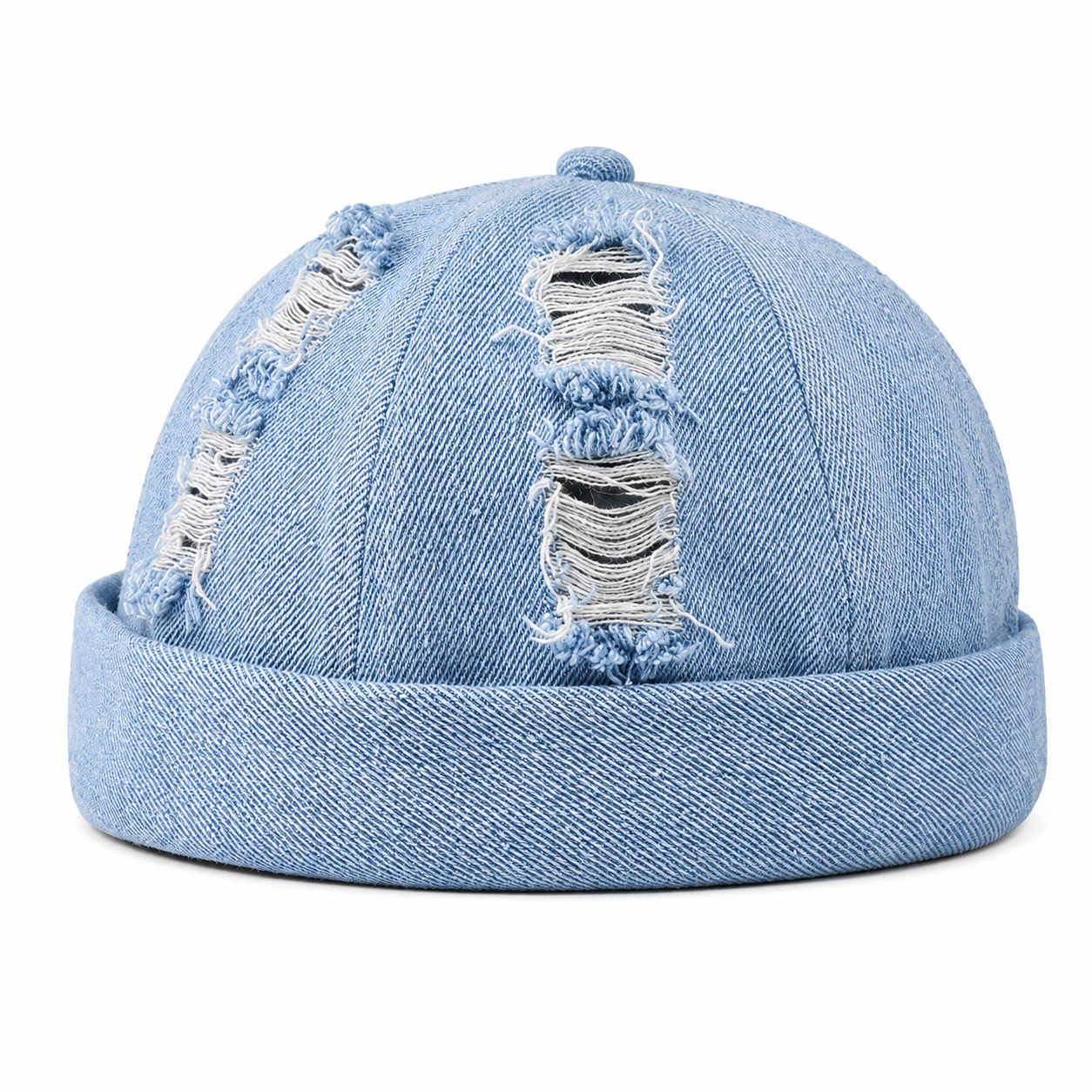 Bonnet Docker Vintage en Jean pour Enfant | Ajustable et Tendance