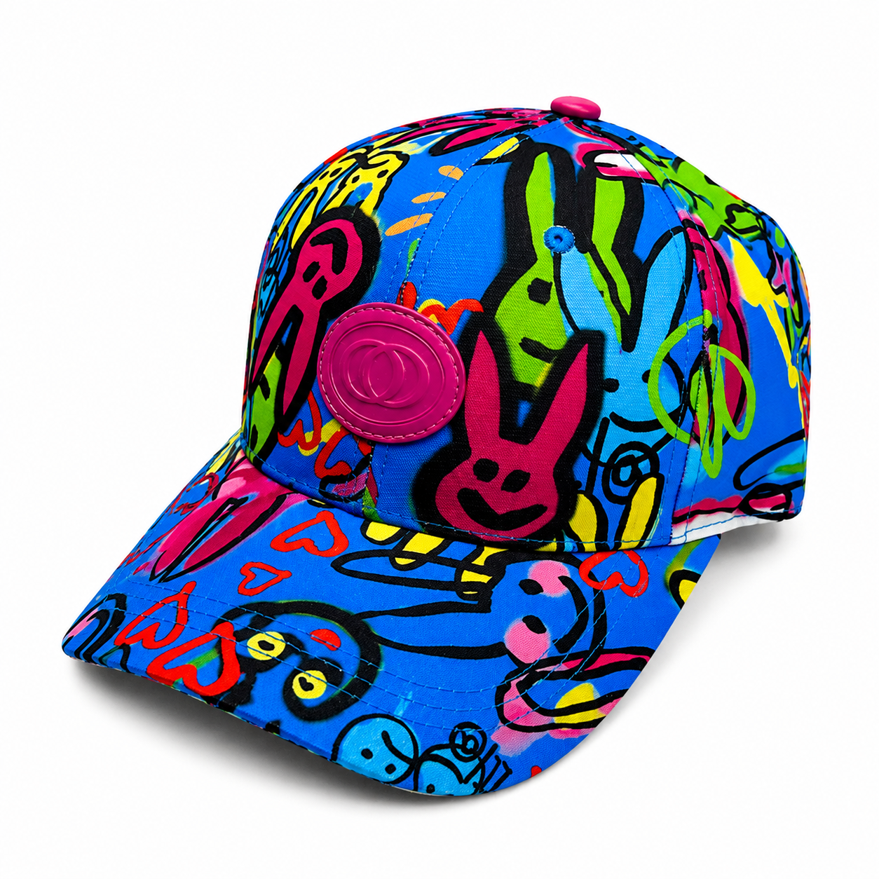 Casquette Graffiti Unisexe – Style Streetwear Coloré Ajustable