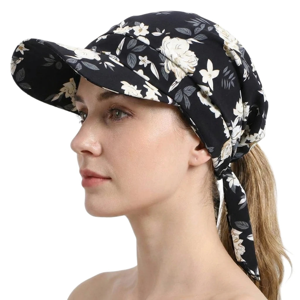 Casquette Turban Imprimée Femme - Style Bohème Chic pour l'Été et le Sport