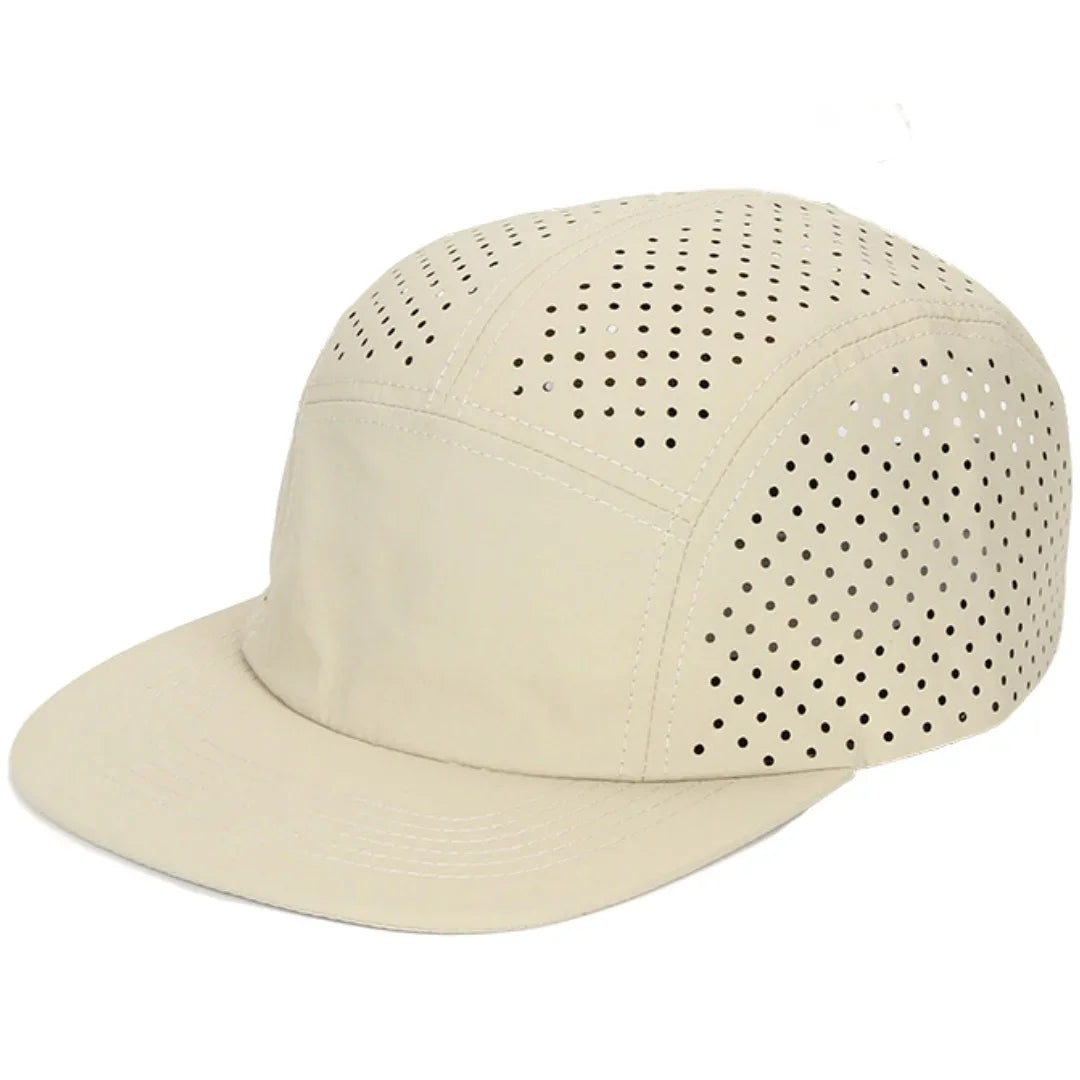 Casquette Snapback Unisexe 5 Panneaux – Respirante et Ajustable