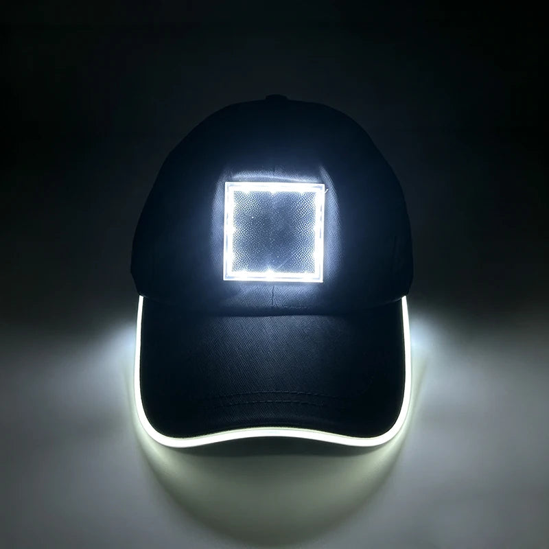 Casquette LED Lumineuse Unisexe – Éclairage Rechargeable pour Soirées