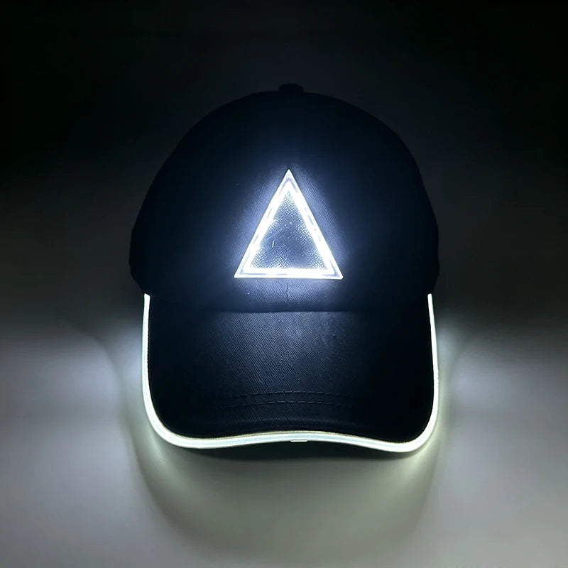 Casquette LED Lumineuse Unisexe – Éclairage Rechargeable pour Soirées