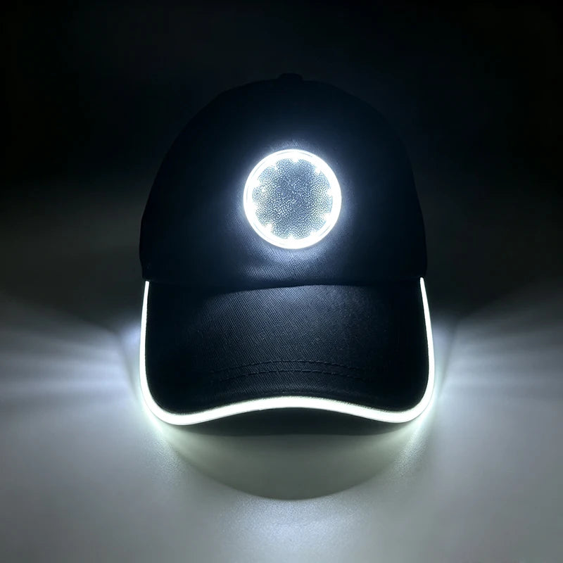 Casquette LED Lumineuse Unisexe – Éclairage Rechargeable pour Soirées