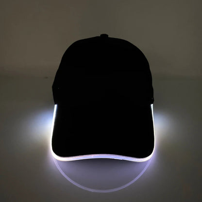 Casquette LED Lumineuse Unisexe – Éclairage Rechargeable pour Soirées