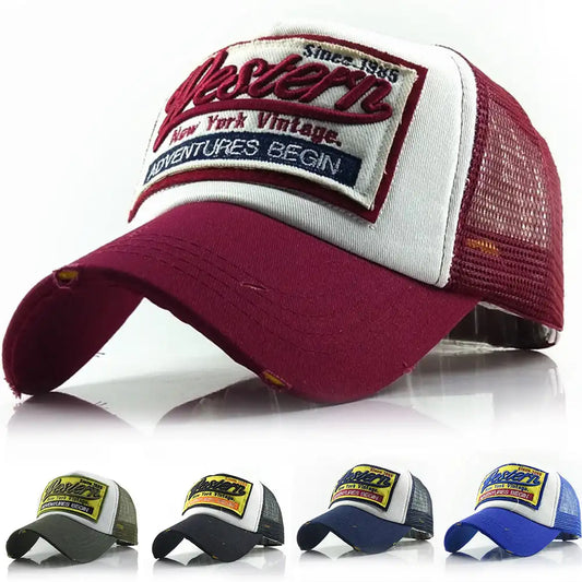 Casquette Trucker Vintage Brodée – Style Streetwear Unisexe