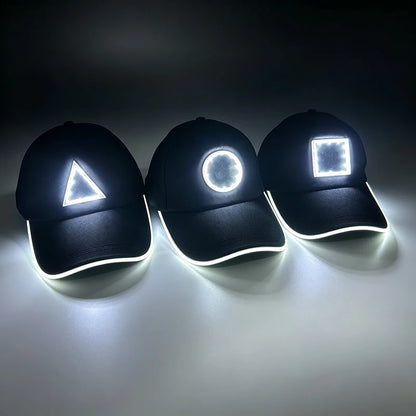 Casquette LED Lumineuse Unisexe – Éclairage Rechargeable pour Soirées