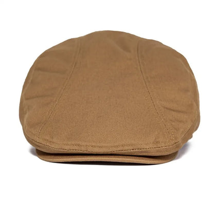 Casquette Plate Homme en Coton – Style Gatsby Vintage