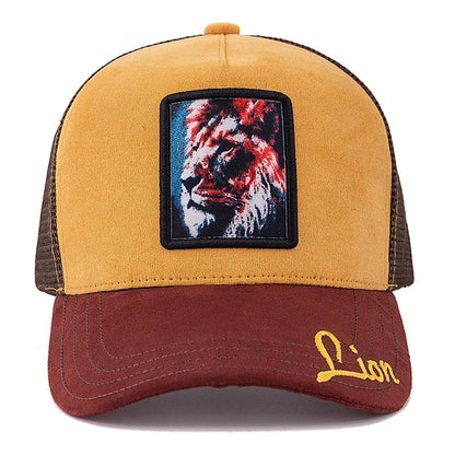 Casquette Trucker Unisexe avec Patch Animal – Maille Respirante et Style Vintage