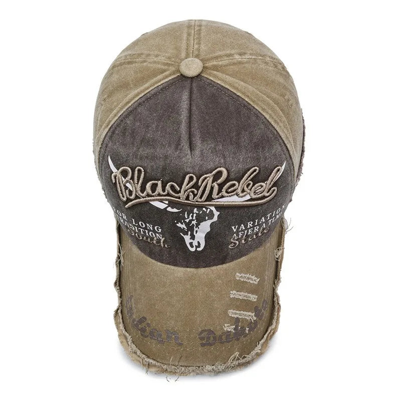 Casquette Vintage en Coton Lavé – Style Rétro Ajustable