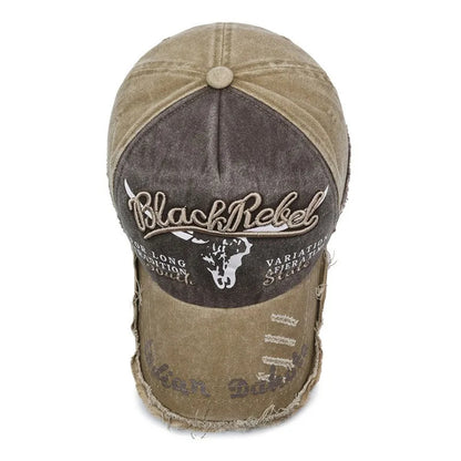 Casquette Vintage en Coton Lavé – Style Rétro Ajustable