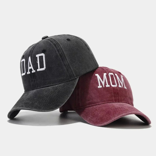 Casquette Vintage MOM & DAD – Style Rétro Ajustable