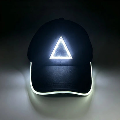Casquette LED Lumineuse Unisexe – Éclairage Rechargeable pour Soirées