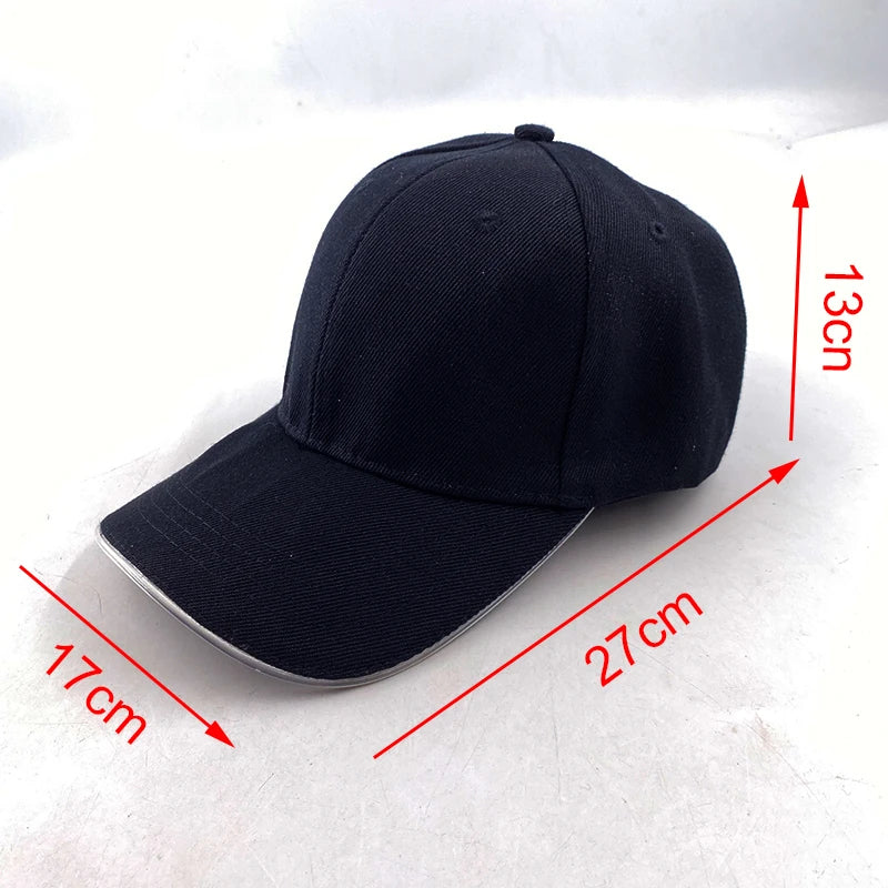 Casquette LED Lumineuse Unisexe – Rechargeable USB et Multicolore