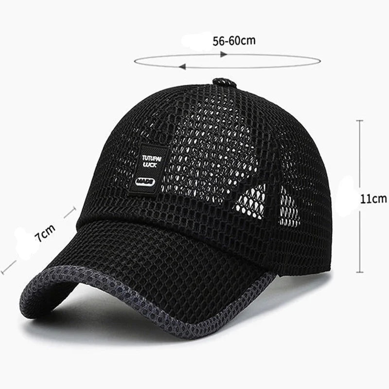 Casquette Respirante en Maille Unisexe – Légère et Ajustable