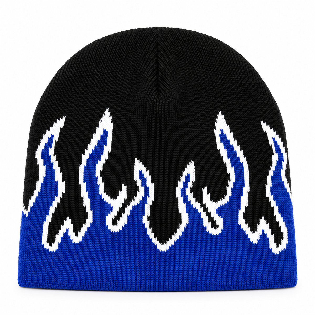 Bonnet Streetwear à Flammes Brodées – Style Hip-Hop Unisexe Le chapeau du jour