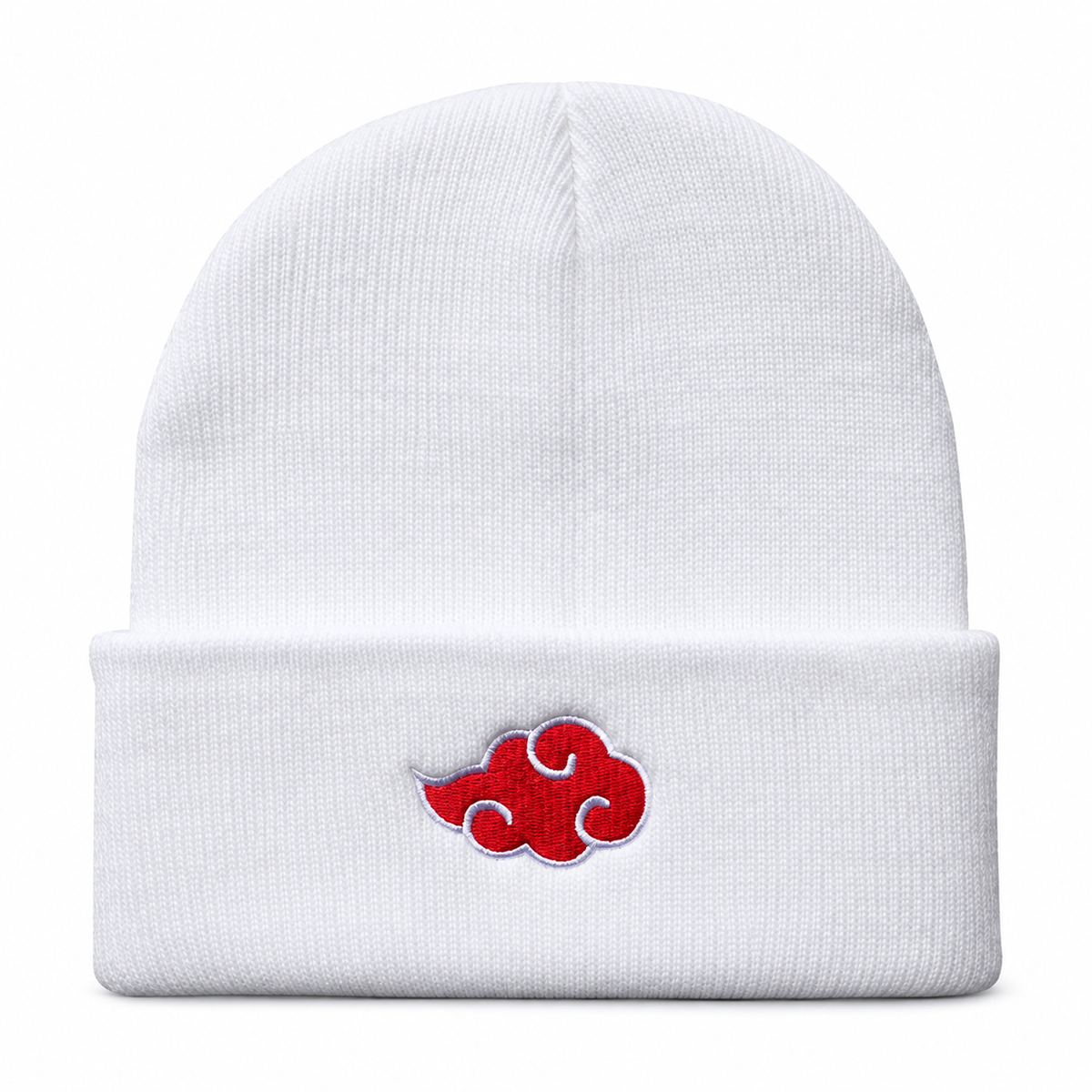 Bonnet Manga Nuage Rouge Brodé – Style Streetwear, 4 Coloris Le chapeau du jour