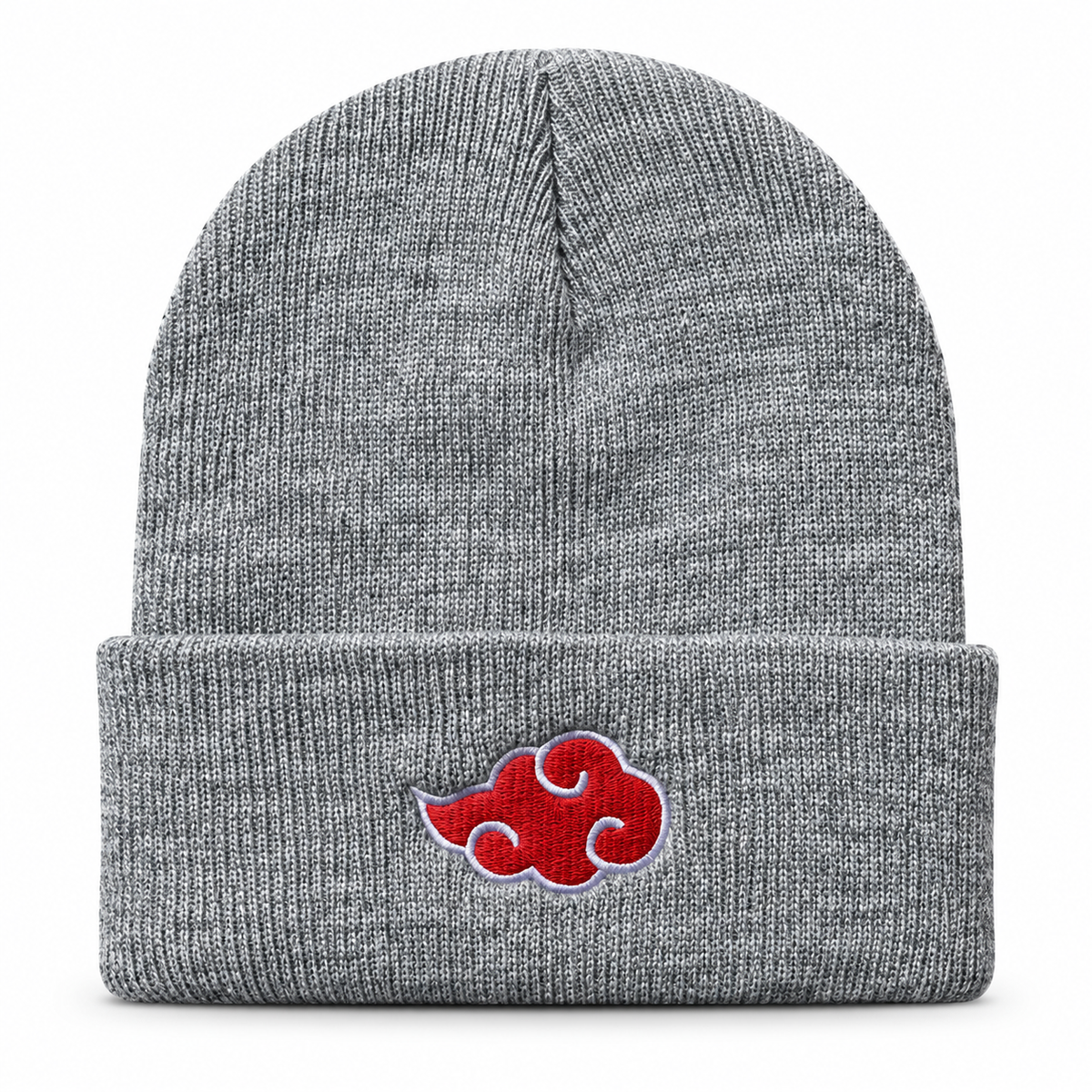 Bonnet Manga Nuage Rouge Brodé – Style Streetwear, 4 Coloris Le chapeau du jour
