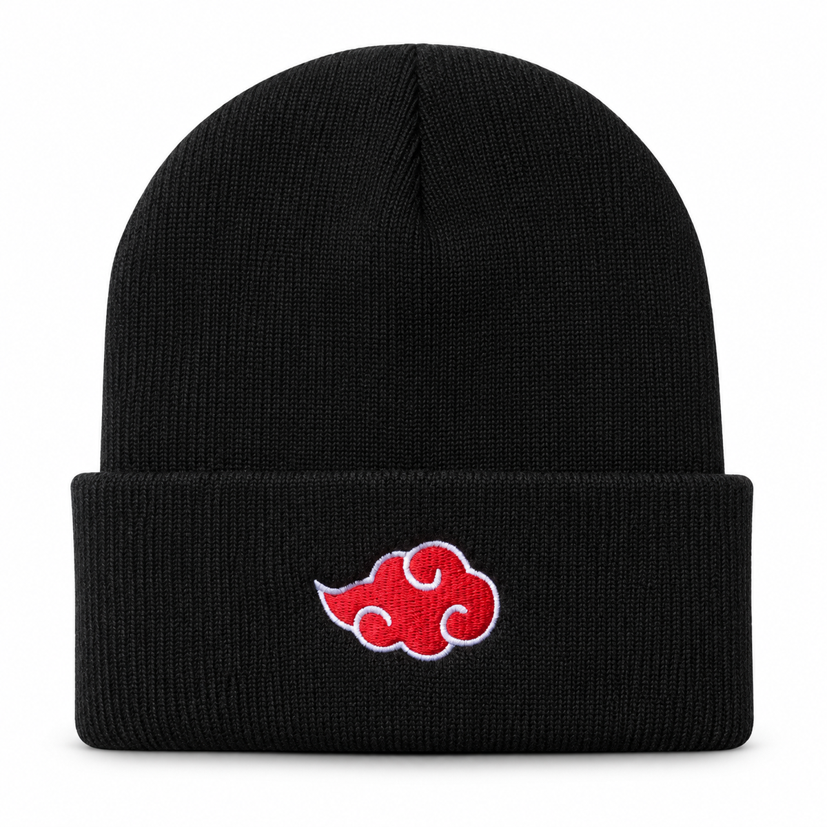 Bonnet Manga Nuage Rouge Brodé – Style Streetwear, 4 Coloris Le chapeau du jour