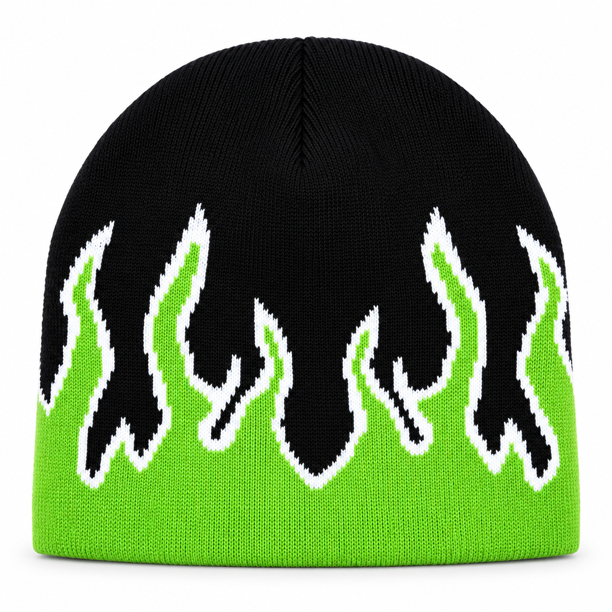 Bonnet Streetwear à Flammes Brodées – Style Hip-Hop Unisexe Le chapeau du jour