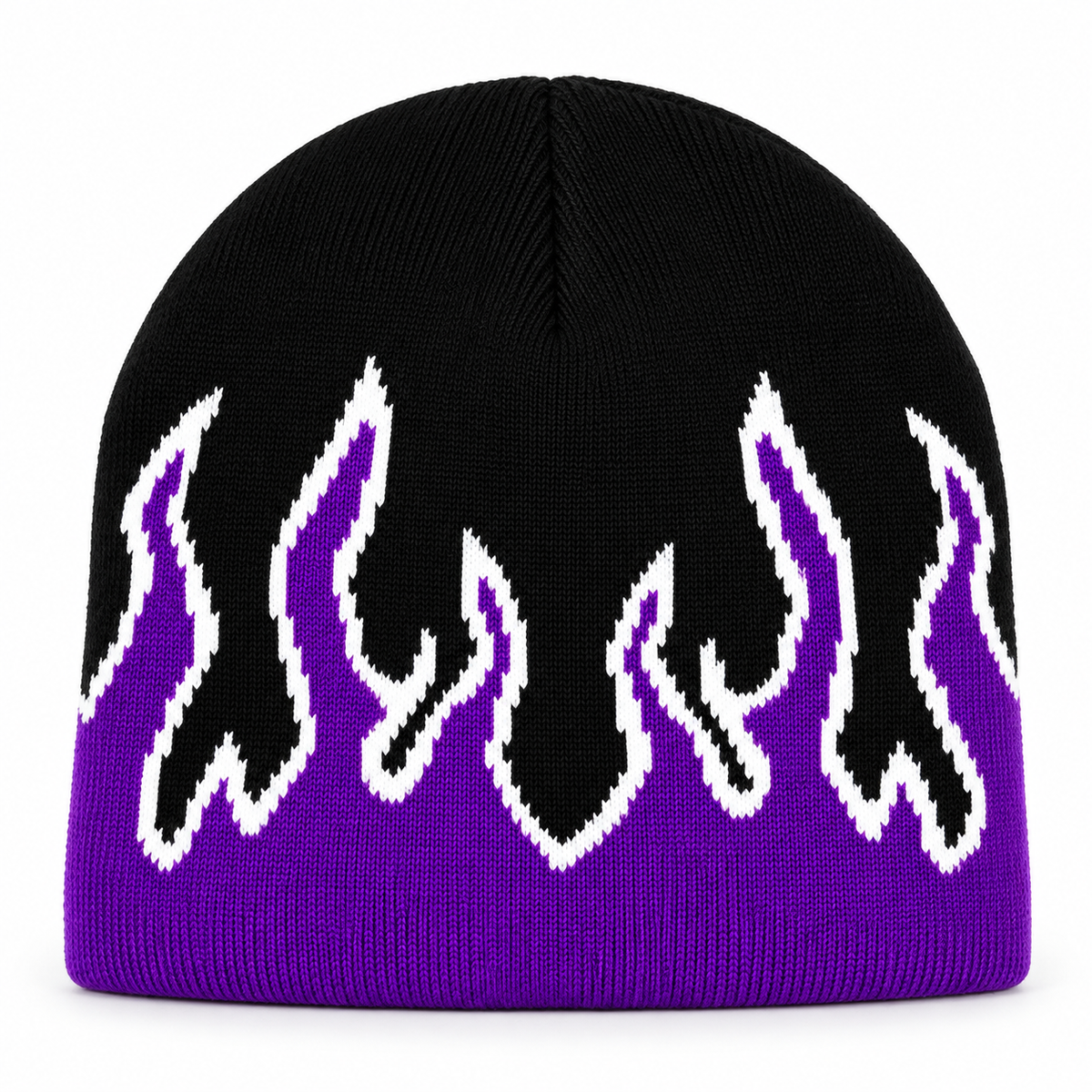 Bonnet Streetwear à Flammes Brodées – Style Hip-Hop Unisexe Le chapeau du jour