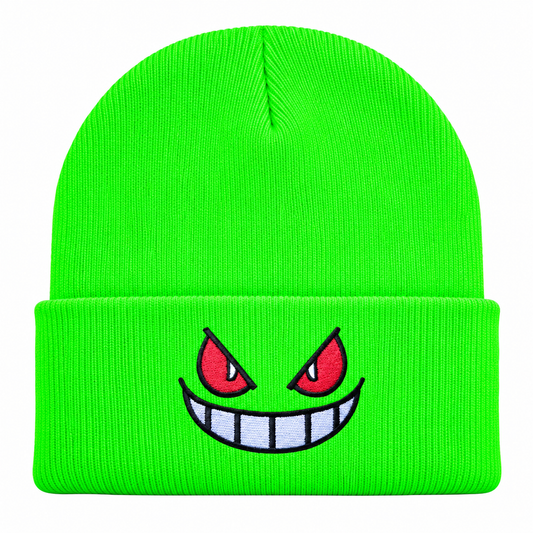 Bonnet Brodé Fantaisie Homme Femme – Visage Original- Plusieurs Coloris Le chapeau du jour