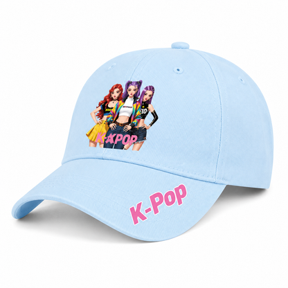 Casquette K-Pop Unisexe – Style Coréen Ajustable