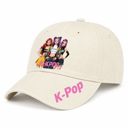 Casquette K-Pop Unisexe – Style Coréen Ajustable