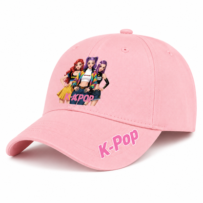 Casquette K-Pop Unisexe – Style Coréen Ajustable