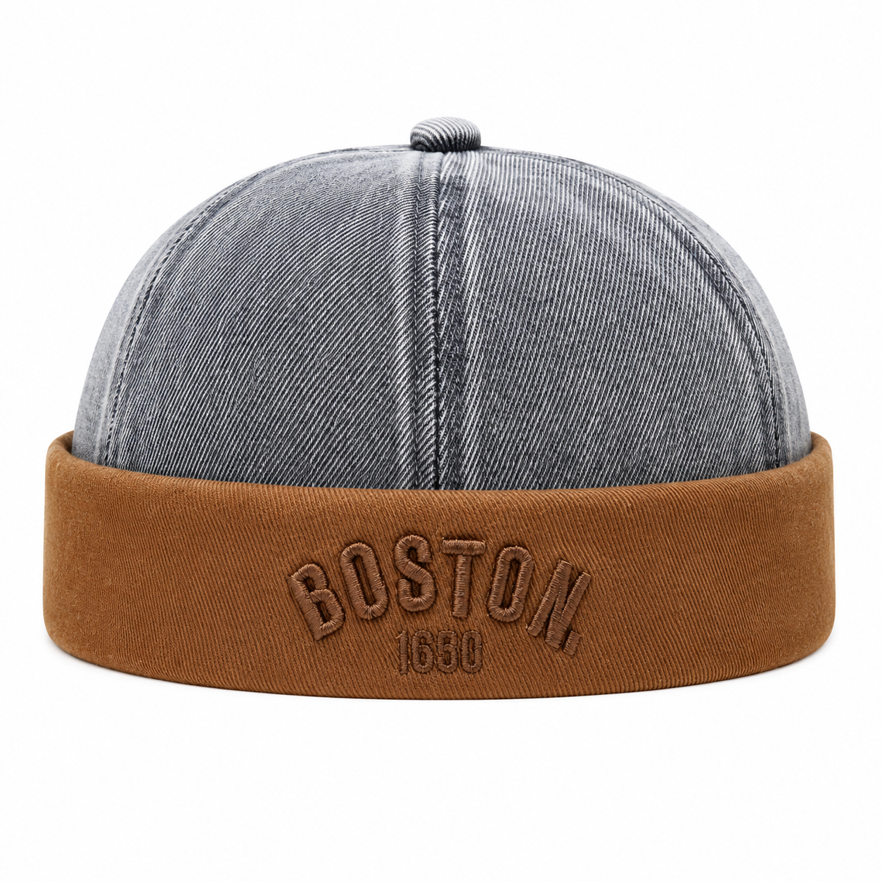 Bonnet Docker Vintage en Jean pour Bébé | Coton Respirant et Ajustable