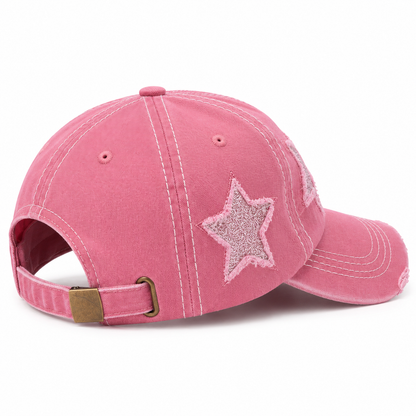 Casquette Femme Vintage avec Broderie Étoile – Style Tendance