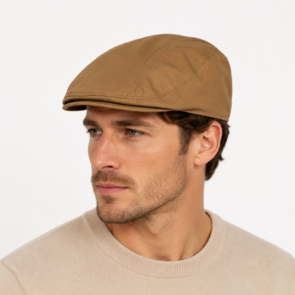 Casquette Plate Homme en Coton – Style Gatsby Vintage