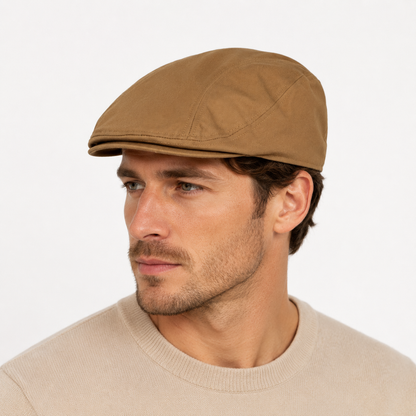 Casquette Plate Homme en Coton – Style Gatsby Vintage