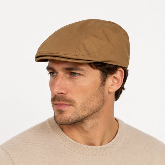 Casquette Plate Homme en Coton – Style Gatsby Vintage