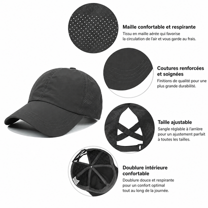 Casquette Respirante Unisexe – Maille Aérée et Séchage Rapide