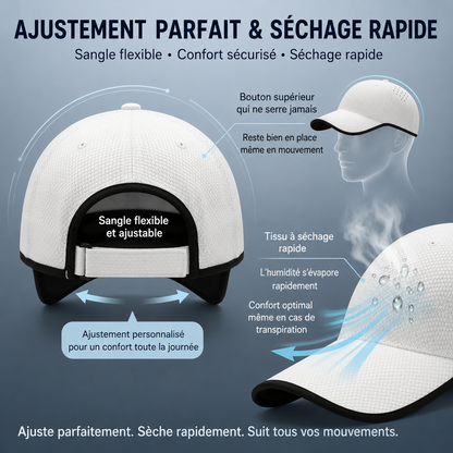 Casquette Sans Coutures Unisexe – Respirante et Séchage Rapide