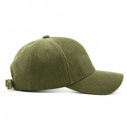 Casquette en Velours Côtelé Unisexe – Style Vintage et Ajustable