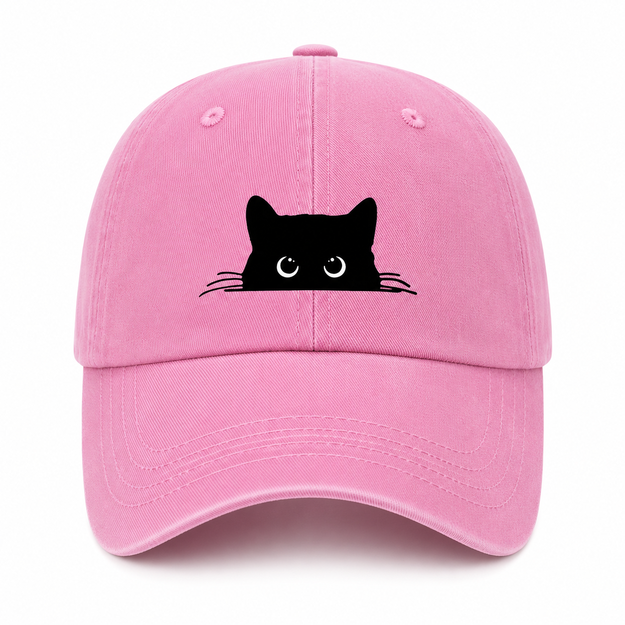 Casquette Vintage Chat Unisexe – Motif Chat Mignon Ajustable