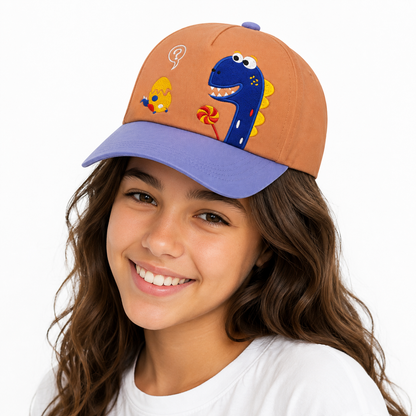 Casquette Enfant Dinosaure – Ajustable pour Garçon et Fille