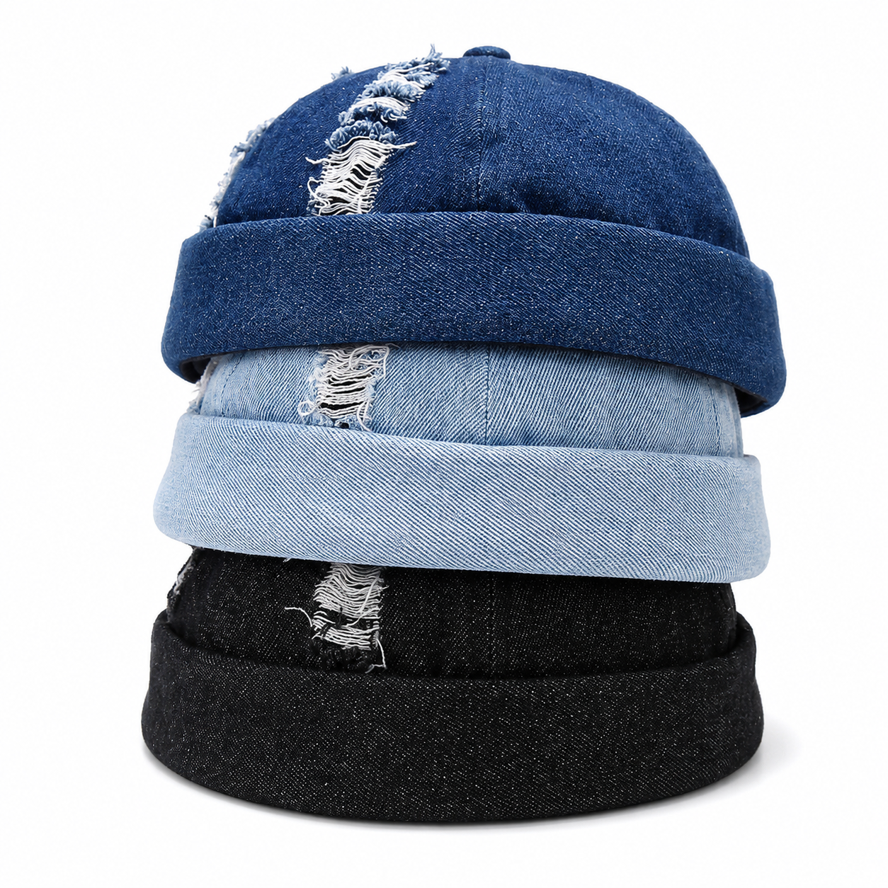 Bonnet Docker Vintage en Jean pour Enfant | Ajustable et Tendance