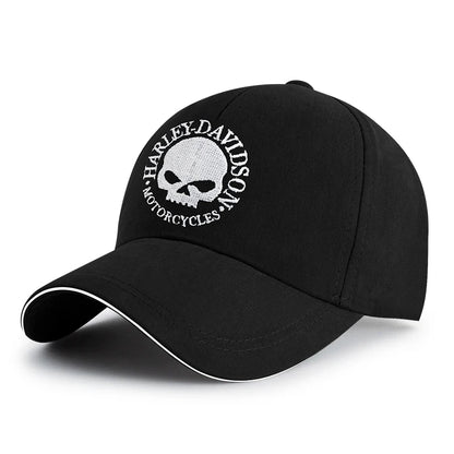 Casquette Brodé Style Moto - Accessoire Sport & Soleil pour Homme et Femme