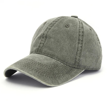 Casquette Vintage Unisexe en Coton – Style Délavé Ajustable