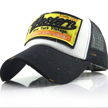 Casquette Trucker Vintage Brodée – Style Streetwear Unisexe