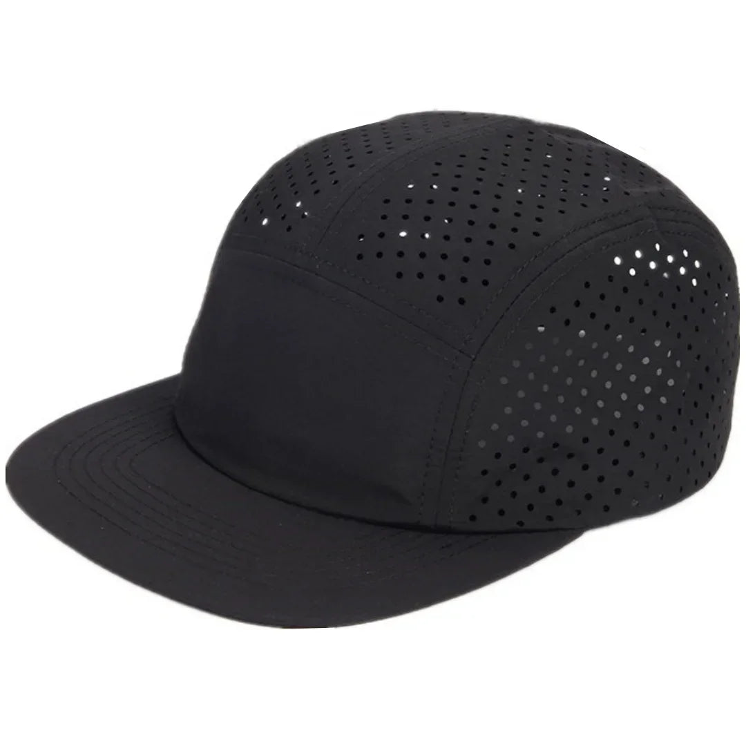 Casquette Snapback Unisexe 5 Panneaux – Respirante et Ajustable