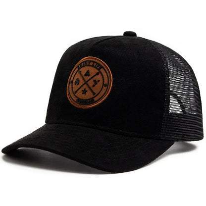 Casquette Trucker Unisexe – Maille Respirante avec Patch Vintage