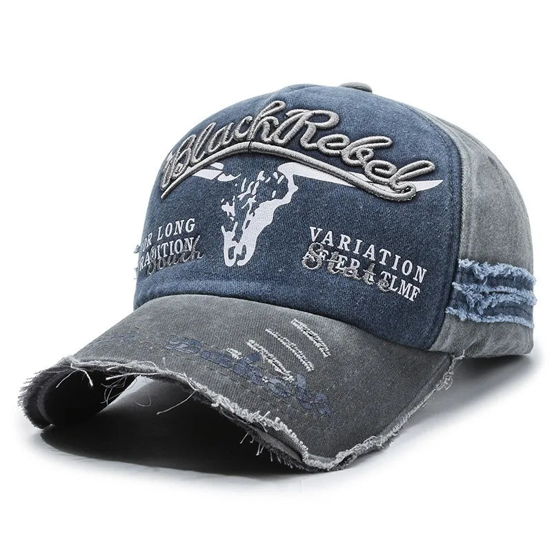 Casquette Vintage en Coton Lavé – Style Rétro Ajustable