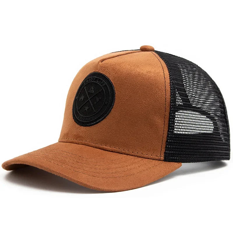 Casquette Trucker Unisexe – Maille Respirante avec Patch Vintage