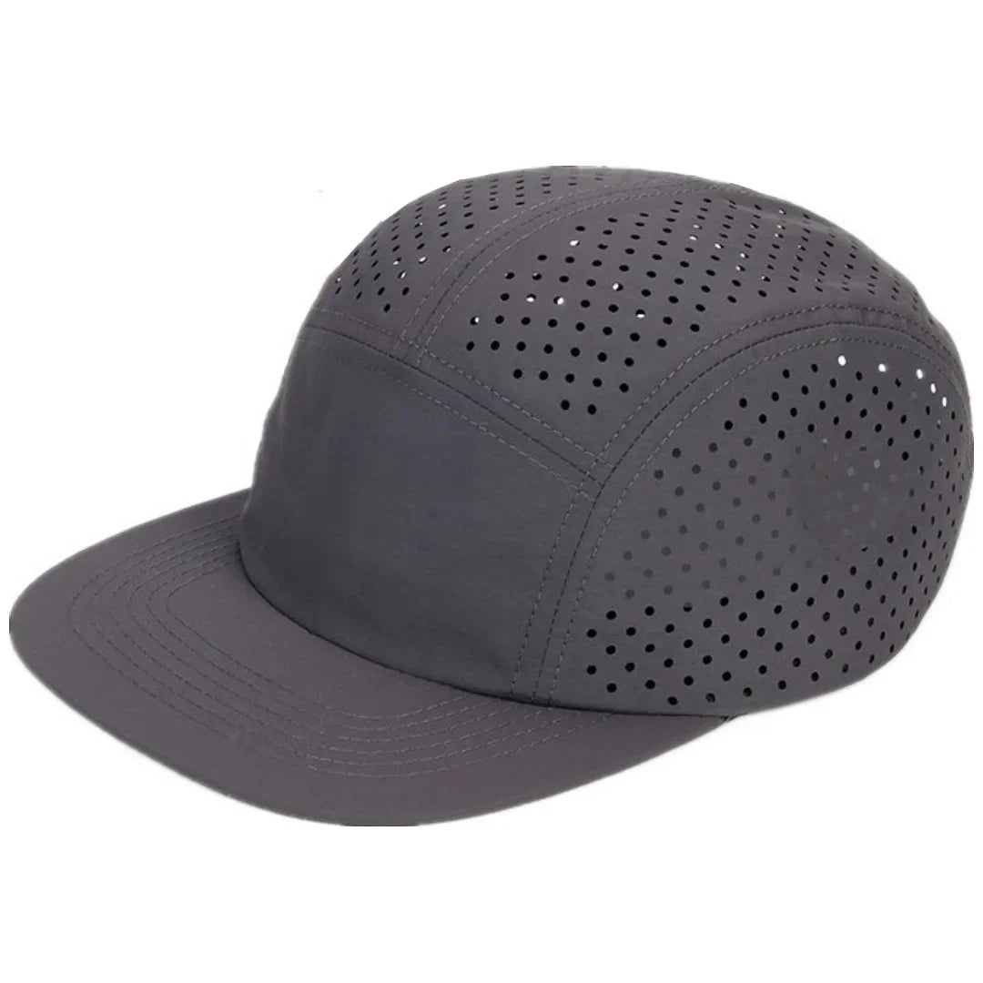 Casquette Snapback Unisexe 5 Panneaux – Respirante et Ajustable