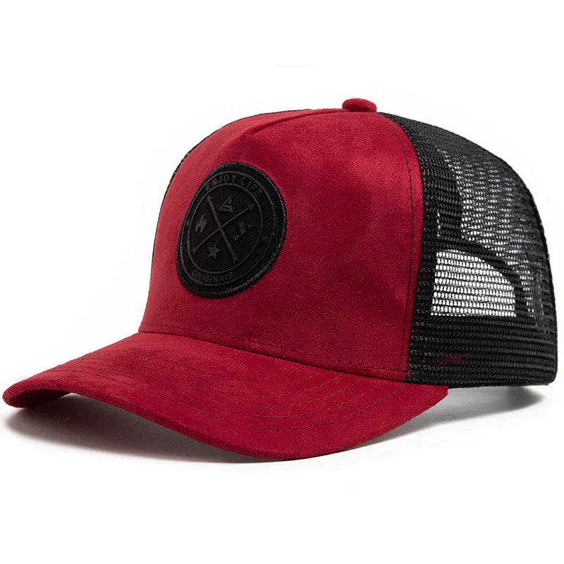 Casquette Trucker Unisexe – Maille Respirante avec Patch Vintage