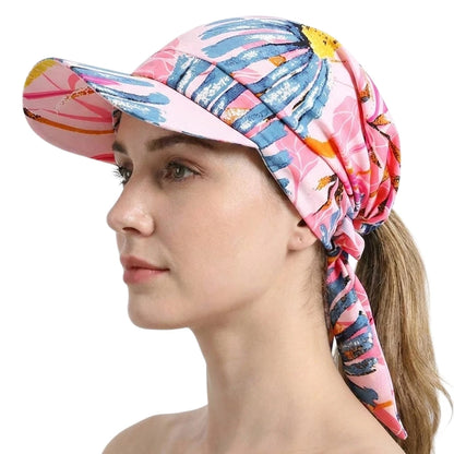 Casquette Turban Imprimée Femme - Style Bohème Chic pour l'Été et le Sport